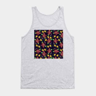 Flowers Under The Night Sky Tank Top